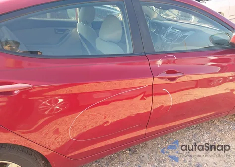 2016 Hyundai Elantra Se from USA, damaged, VIN 5NPDH4AE2GH662655